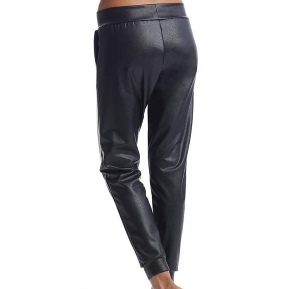 Commando Faux Leather Joggers Black - Picture 4 of 14